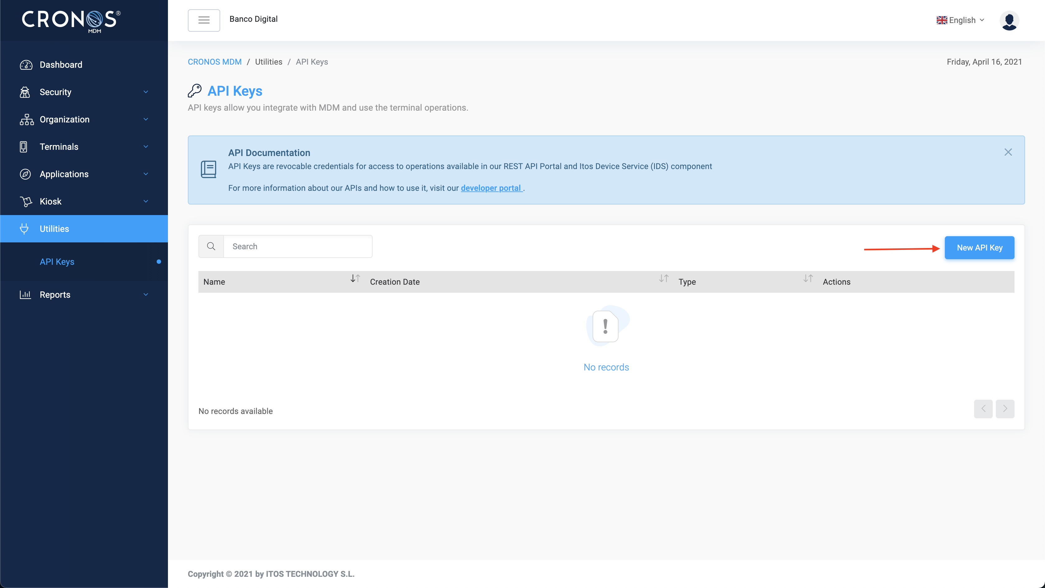 Introduction | API Documentation - Cronos MDM